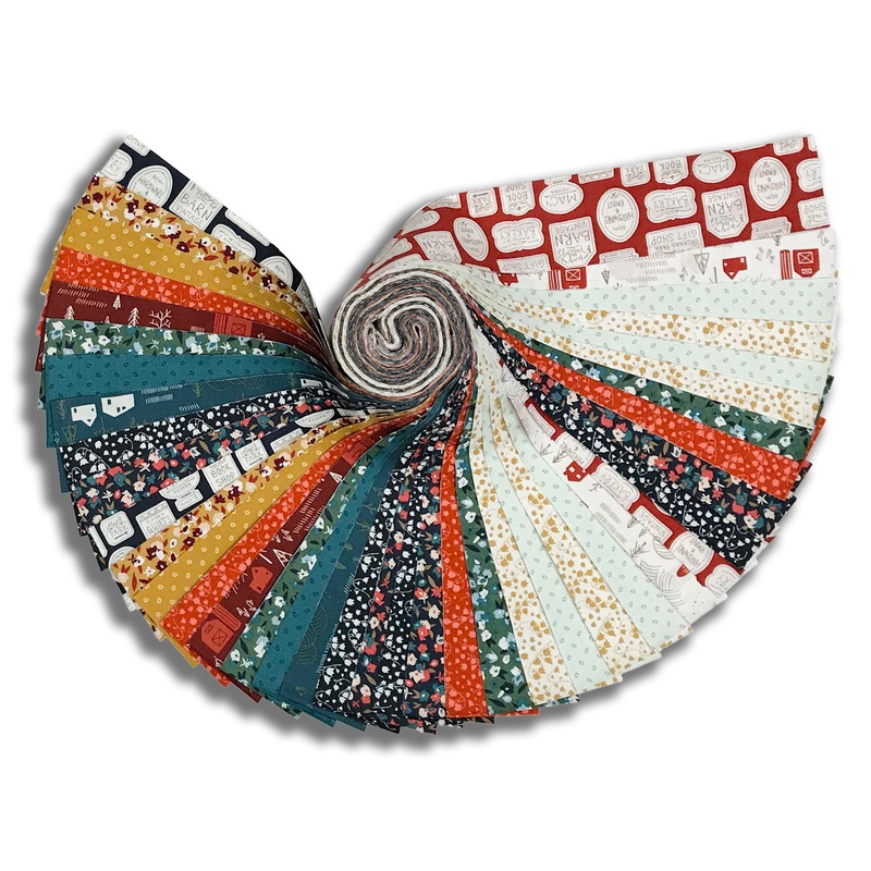 Matt's Clothworks Pre-Cut 40 Piece 2 1/2 Jelly Roll Strips - Raised