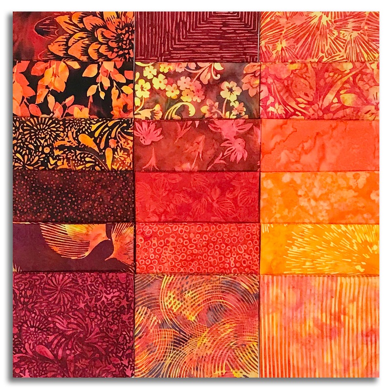 Matt's Hoffman Pre-Cut 18 Piece Fat Eighth Bundle - Sunset Hour