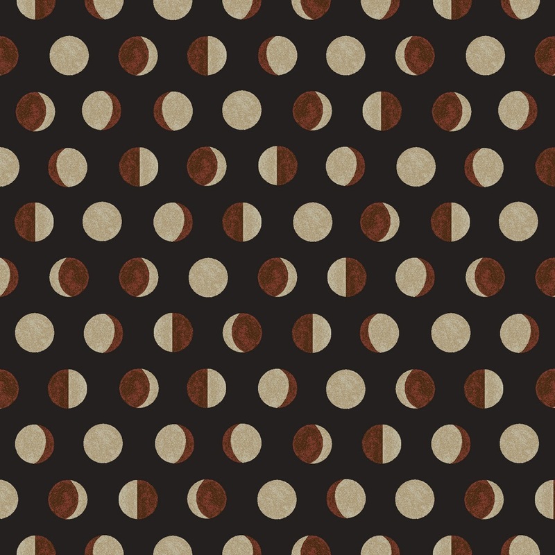 Studio E Dark Forest 6278 39 Dark Chocolate Moon Phases By The Yard