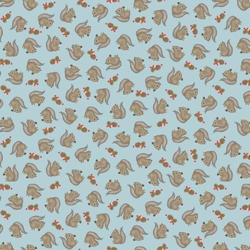 Studio E Snowman's Dream 7040 13 Gray Tossed Squirrels By The Yard