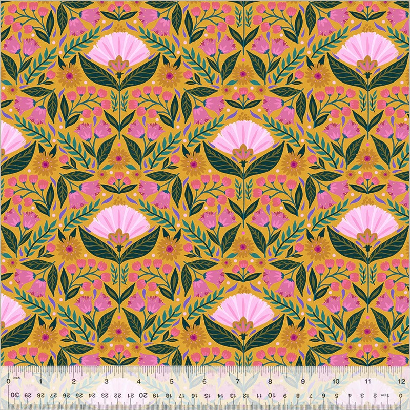 Windham Dayspring 54799 4 Golden Ochre Botanica By The Yard