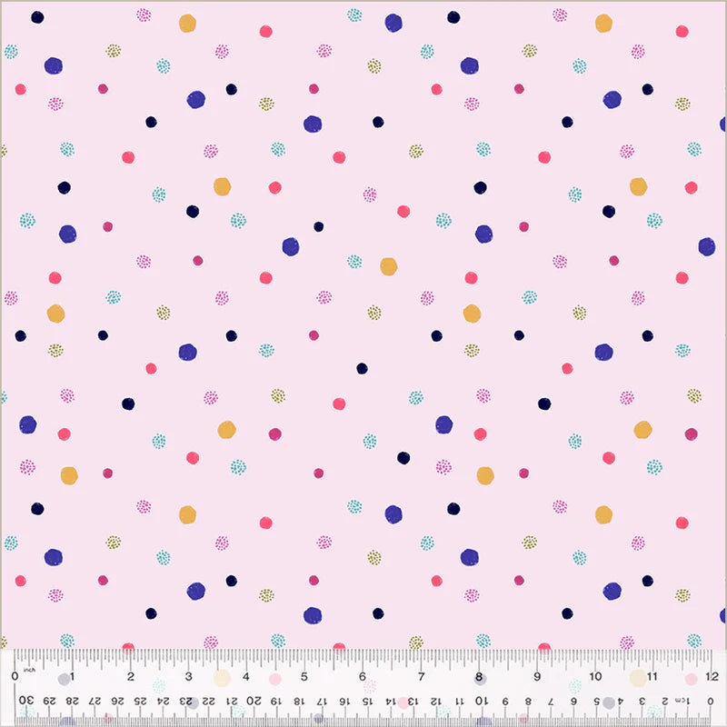 Windham Dayspring 54801 7 Petal Dot By The Yard