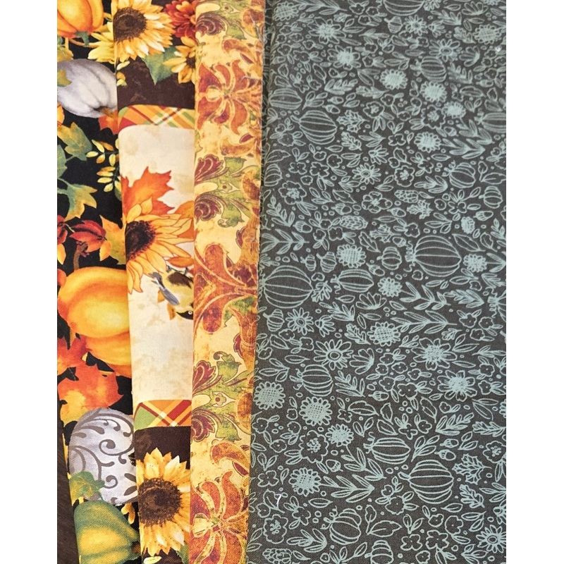 Matt's Mystery Bundles -  3.132 yards - Autumn #1 - Assorted Remnants