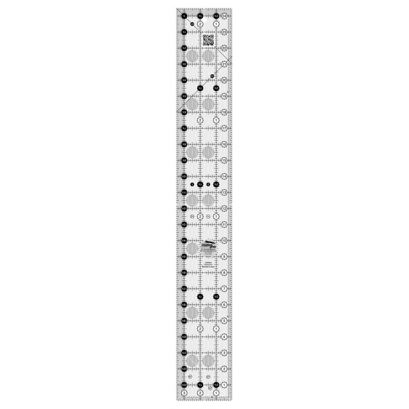 Creative Grid Quilt Ruler 3-1/2in x 24-1/2in