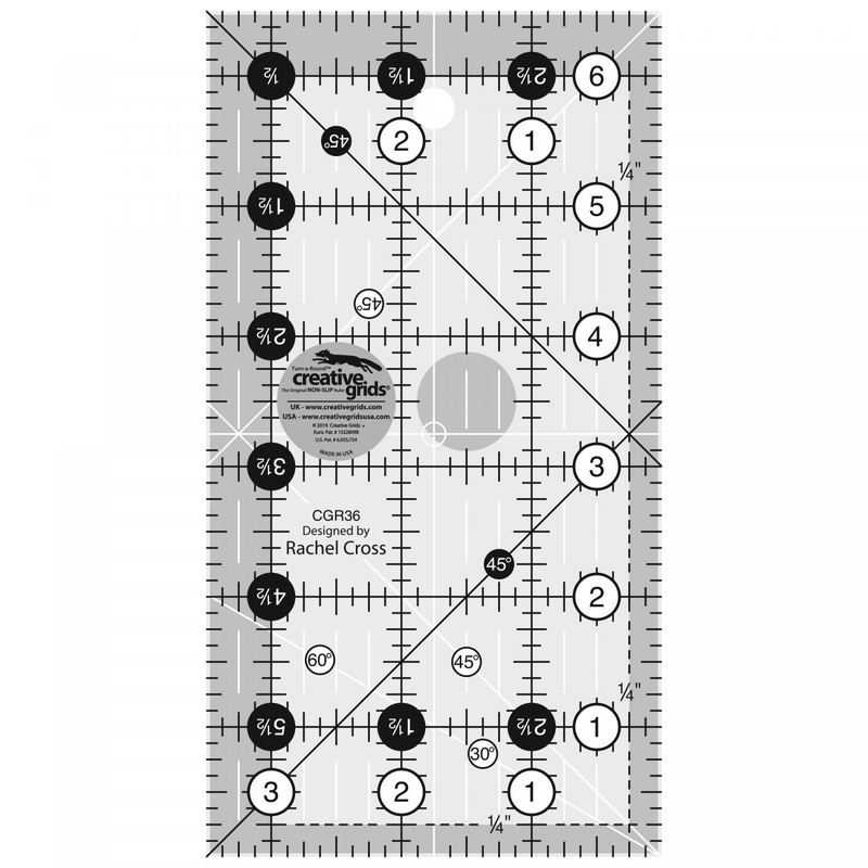 Creative Grids Quilt Ruler 3-1/2in  x 6-1/2in