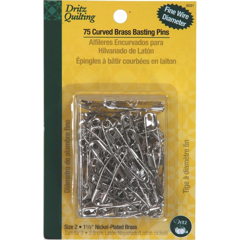 Dritz Curved Basting Pins Size 2