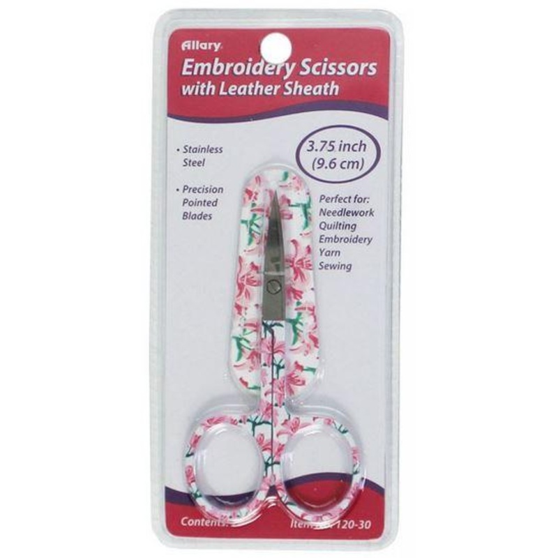 Embroidery Scissor - Floral Pink Lilly