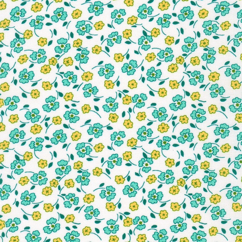 Flowerhouse: Little Blossoms Azure FLHD-21887-64