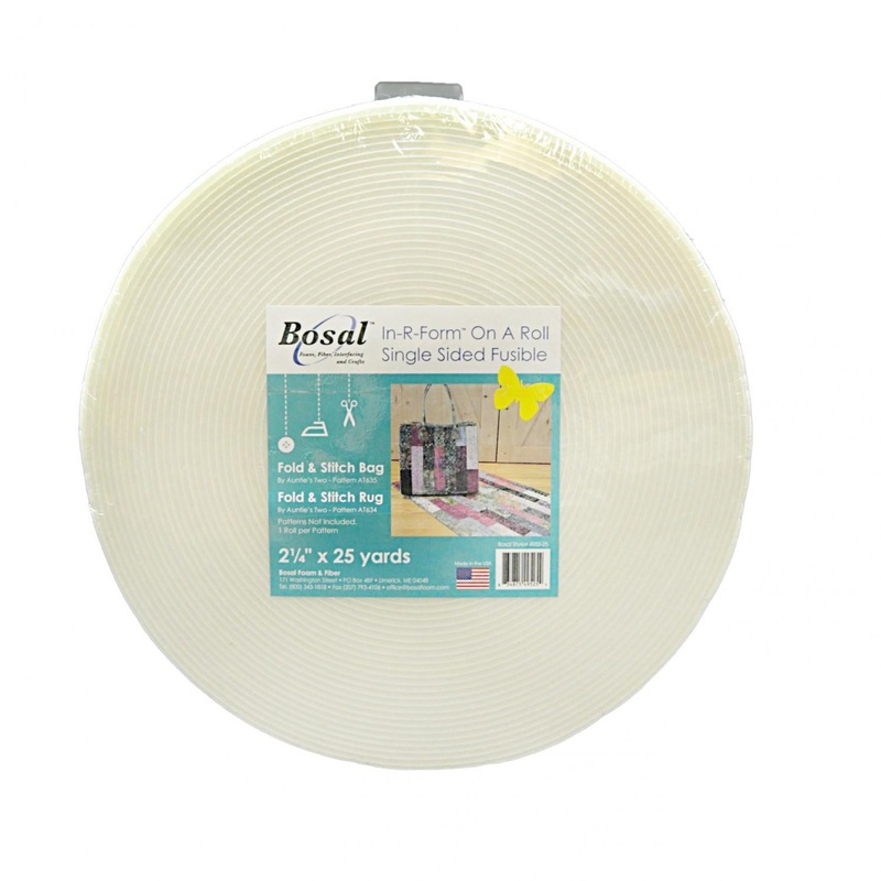 In-R-Form Single Sided Fusible Stabilizer White 2-1/4in x25yds