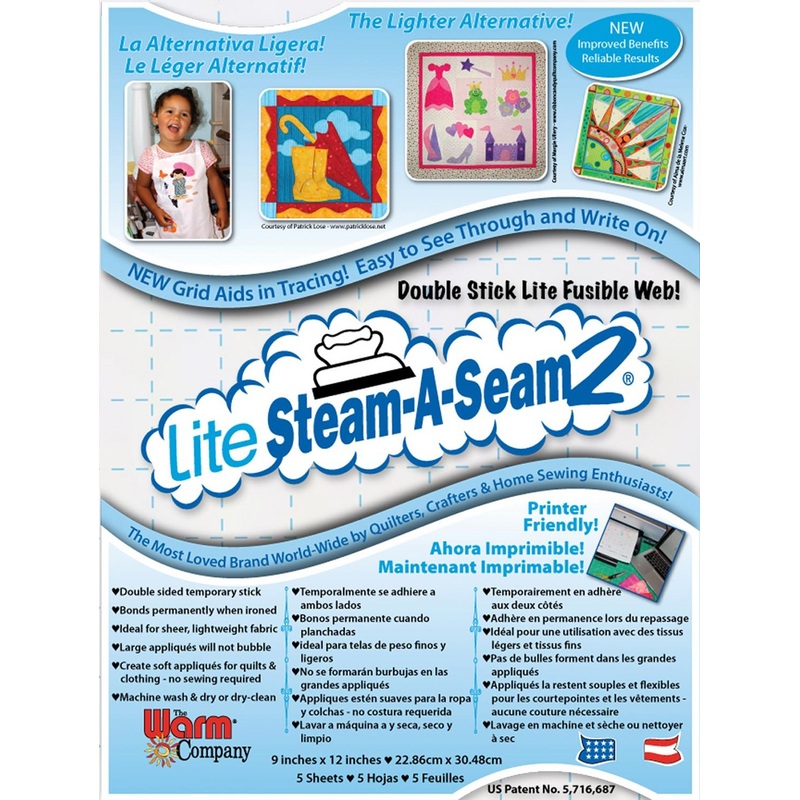 Steam A Seam 2 Lite 9in x 12in 5ct