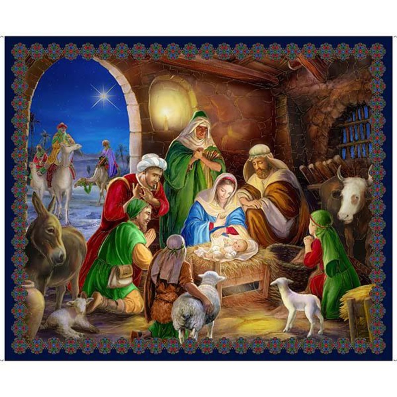 A King is Born Nativity Panel 2600 30410-X