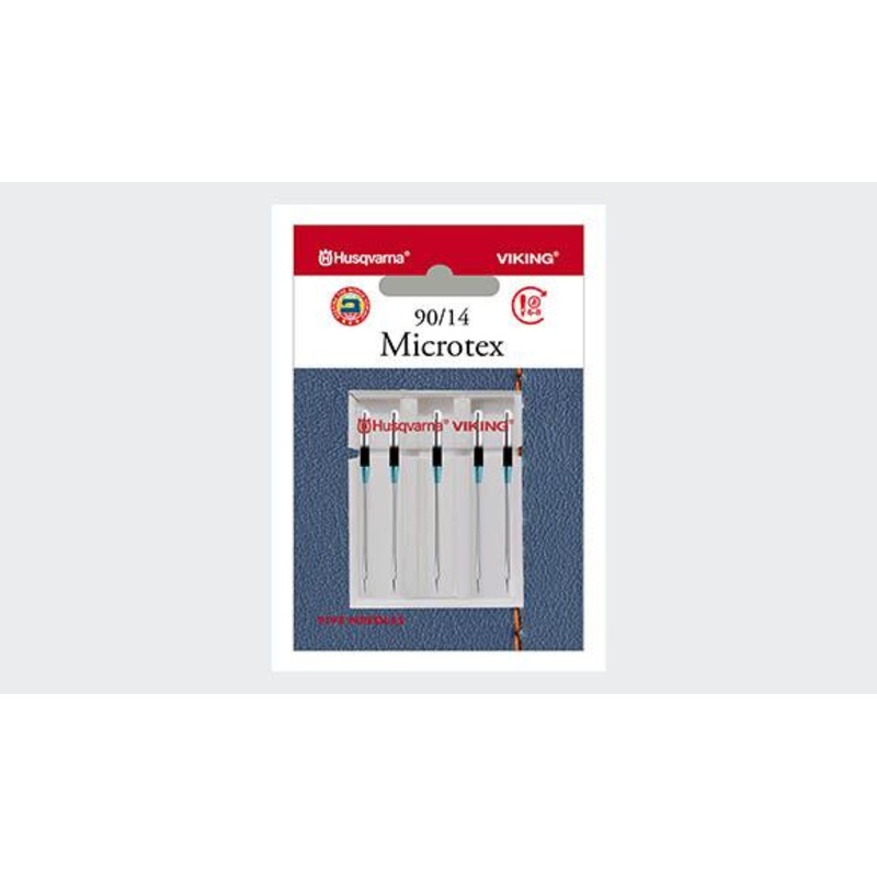 Husqvarna Viking Microtex Needles Size 90/14 5-Pack