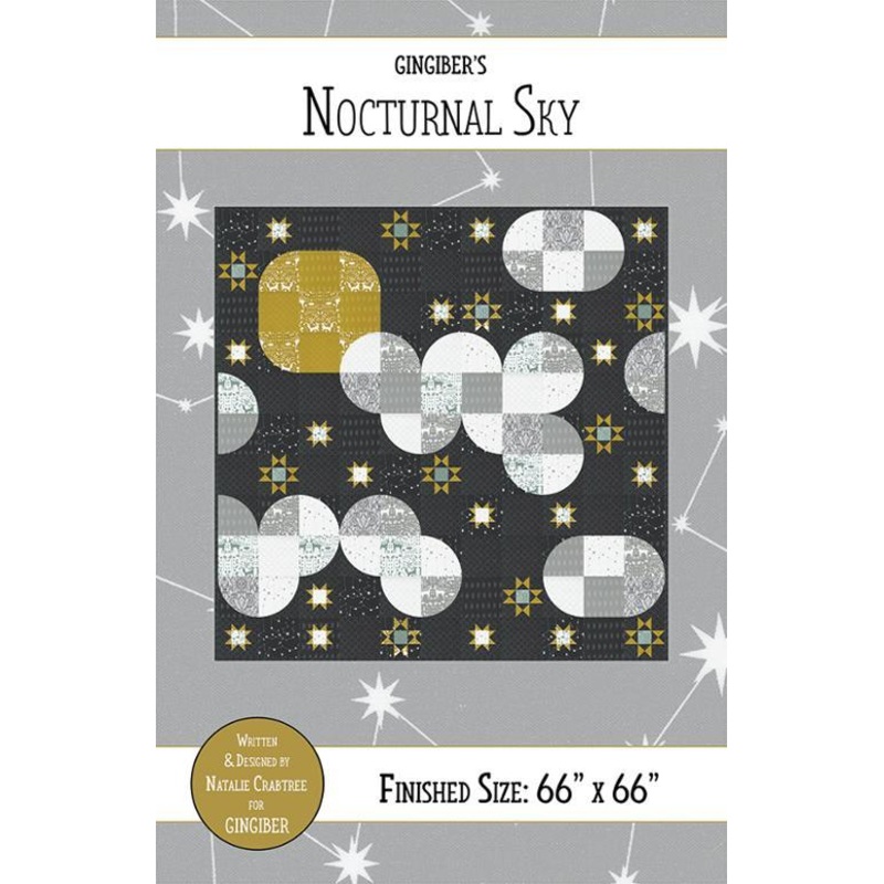 Nocturnal Sky Quilt by Gingiber