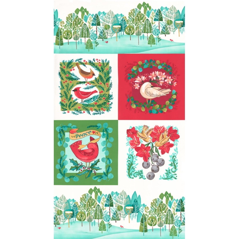 Winterly Christmas Panel 48766 11