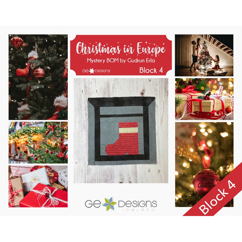 Christmas In Europe -BLOCK 4- pattern with video
