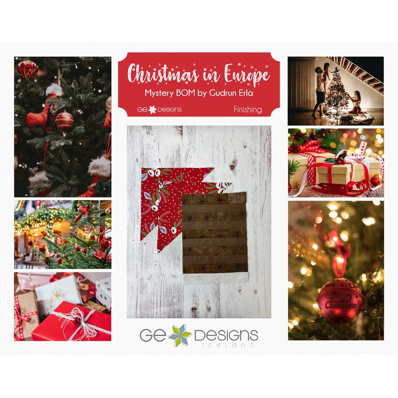 Christmas In Europe -Finishing instructions- pattern with video