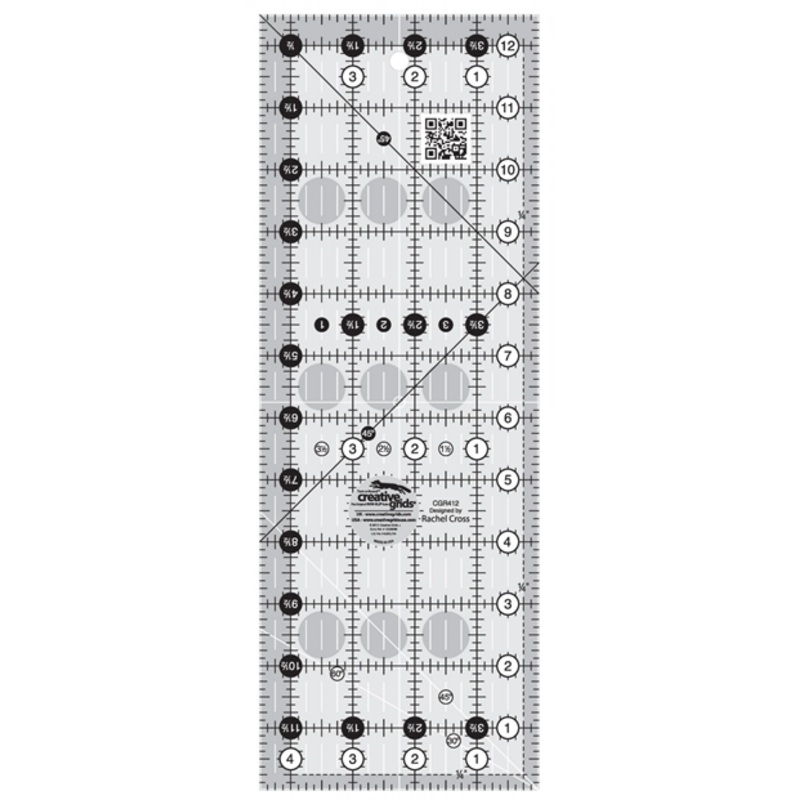 Creative Grids 4-1/2 x 12-1/2 Ruler CGR412