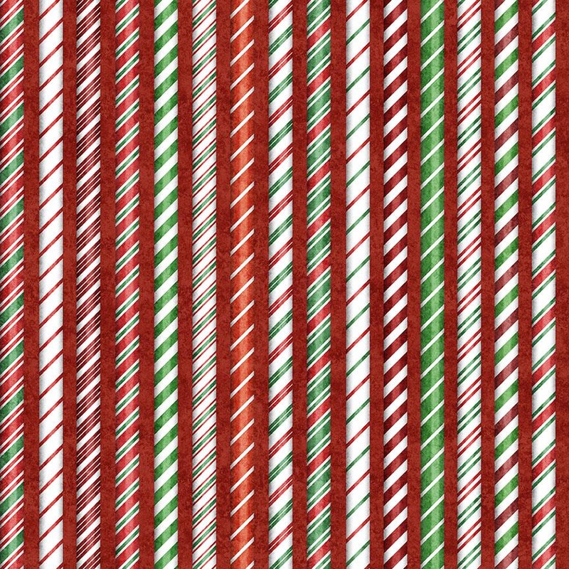 Holly Jolly Candy Cane Stripes Red 31165R