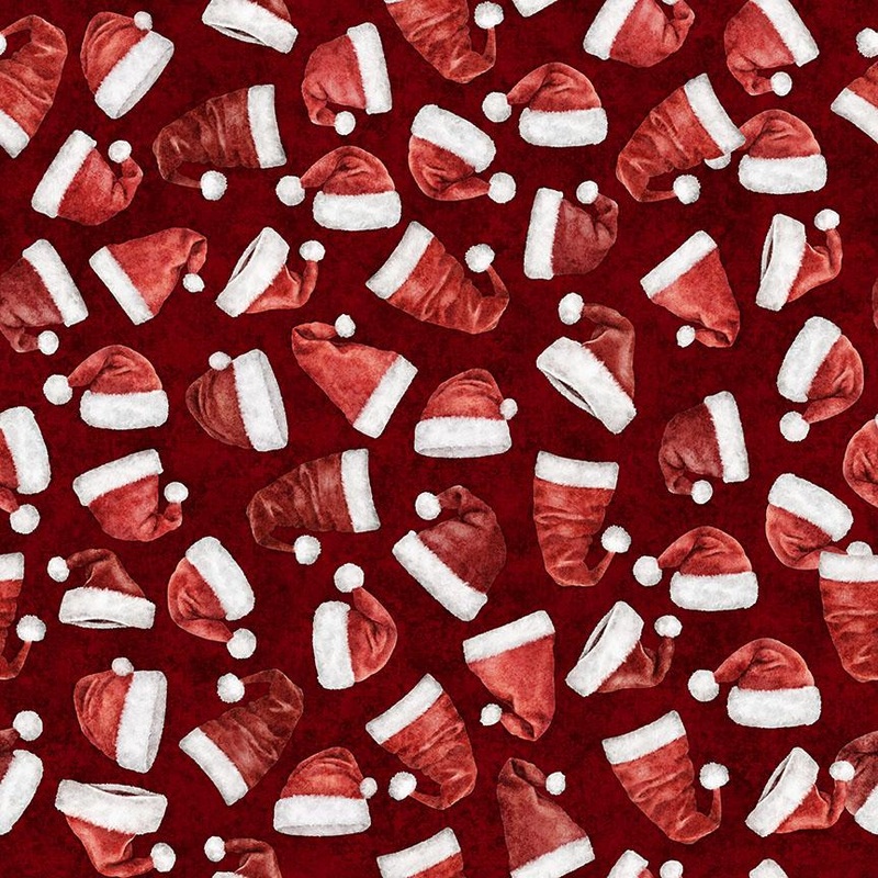 Holly Jolly Santa Hat Toss Brick Red 31162R