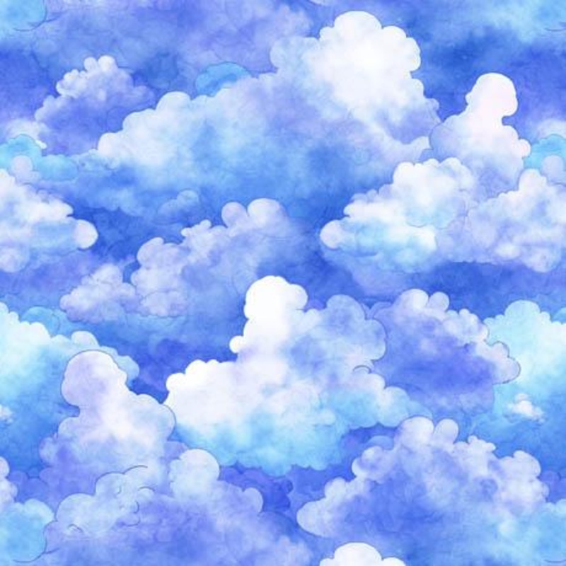 Lil' Wizards Clouds Blue 30553-B