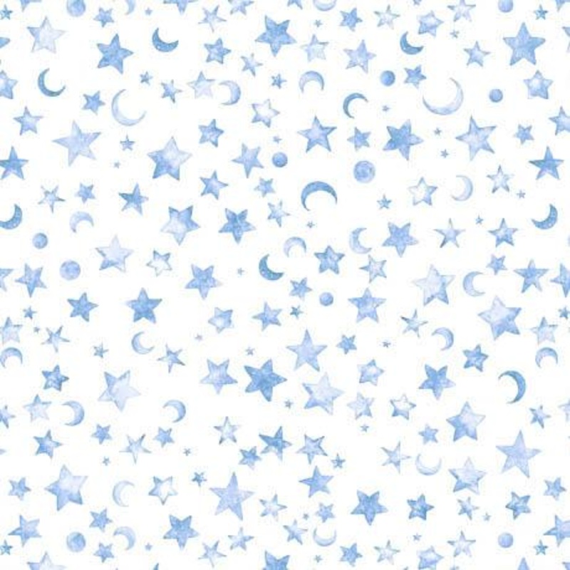 Lil' Wizards Moon and Stars Blue 30555-B