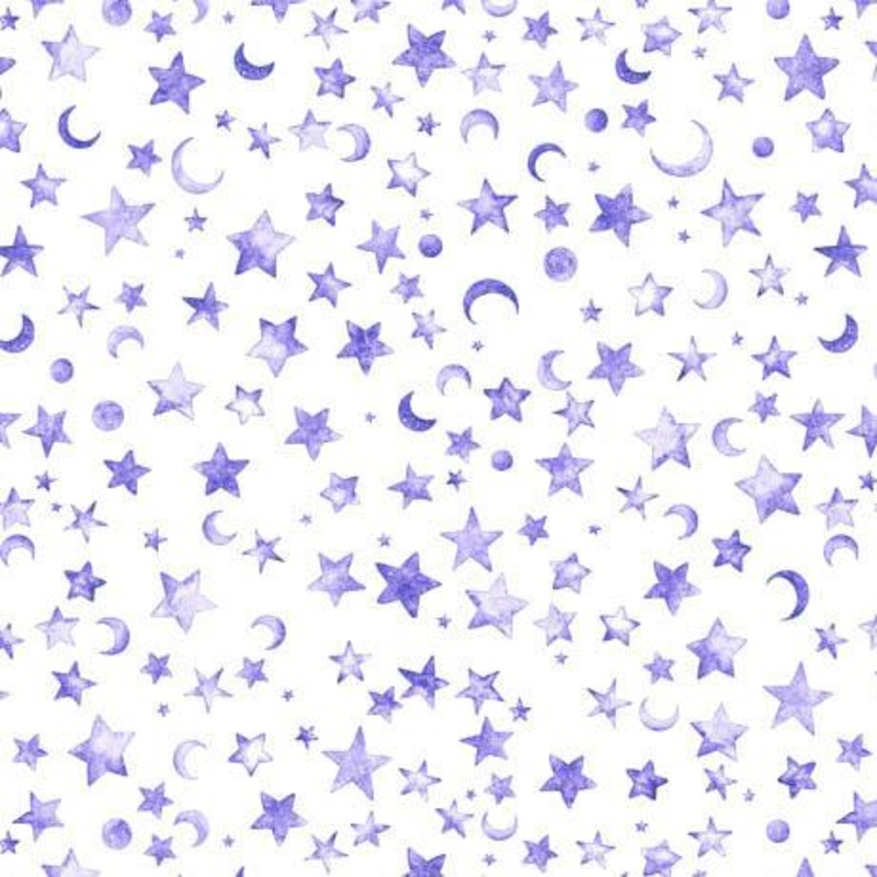 Lil' Wizards Moon and Stars Purple 30555-V
