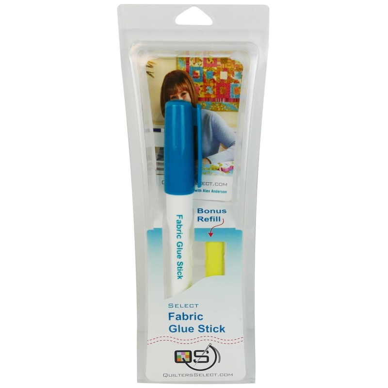 Quilters Select Fabric Glue Stick with Refill