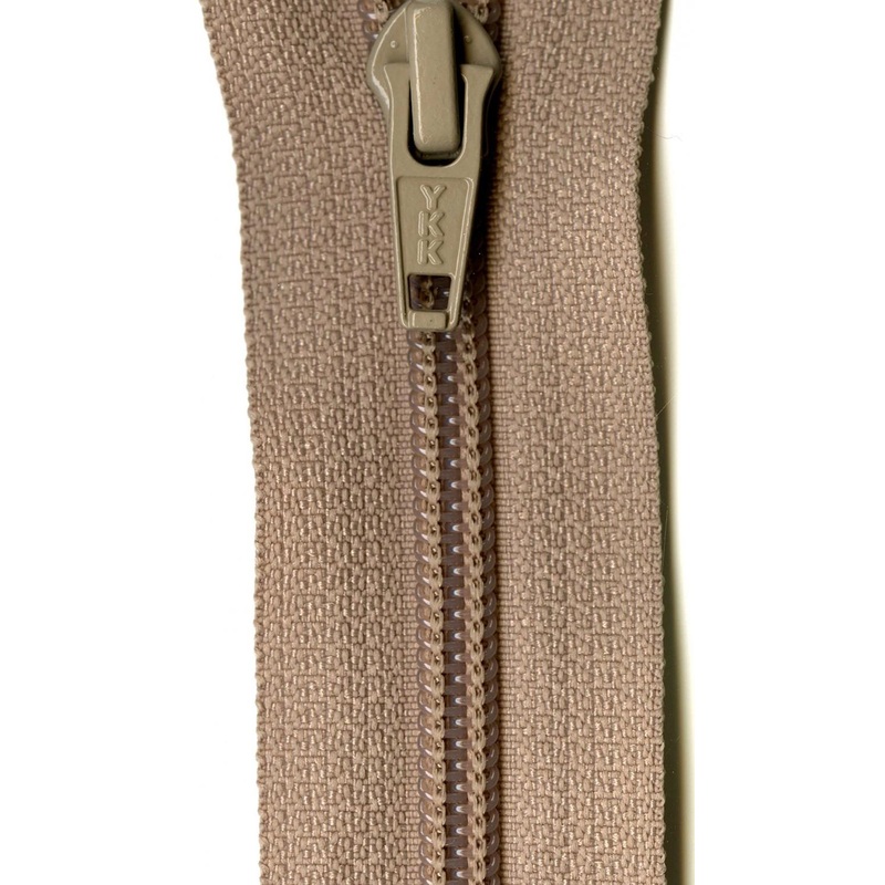 Ziplon Separating Zipper 24 Beige