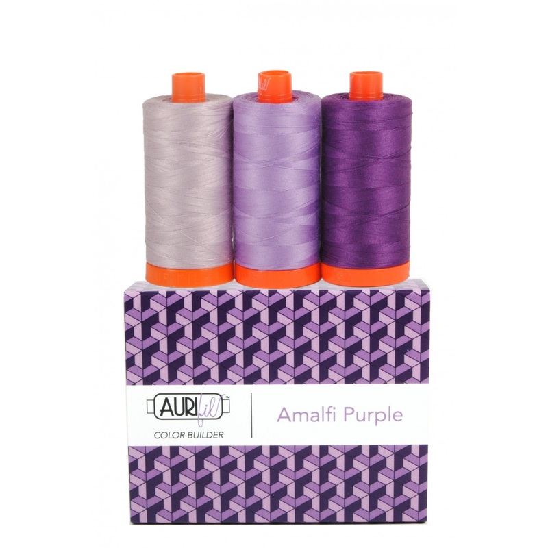 Aurifil Color Builder 3 pc Set - Amalfi Purple AC50CP3-007