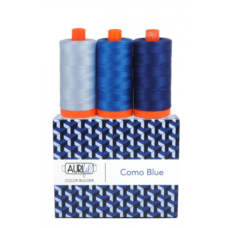 Aurifil Color Builder 3 pc Set - Como Blue AC50CP3-006