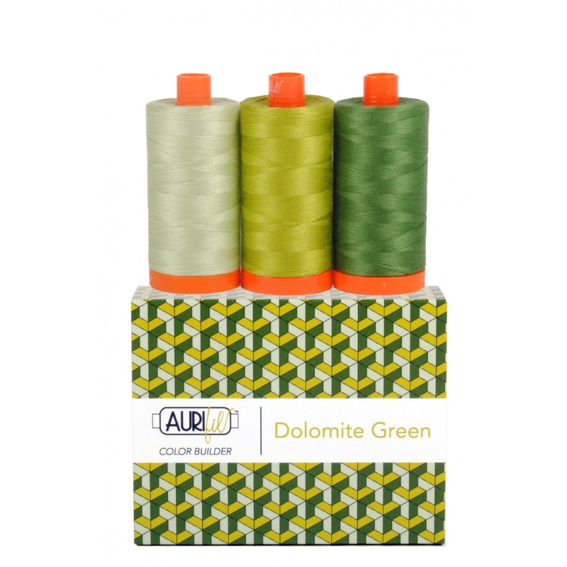 Aurifil Color Builder 3 pc Set - Dolomite Green AC50CP3-005