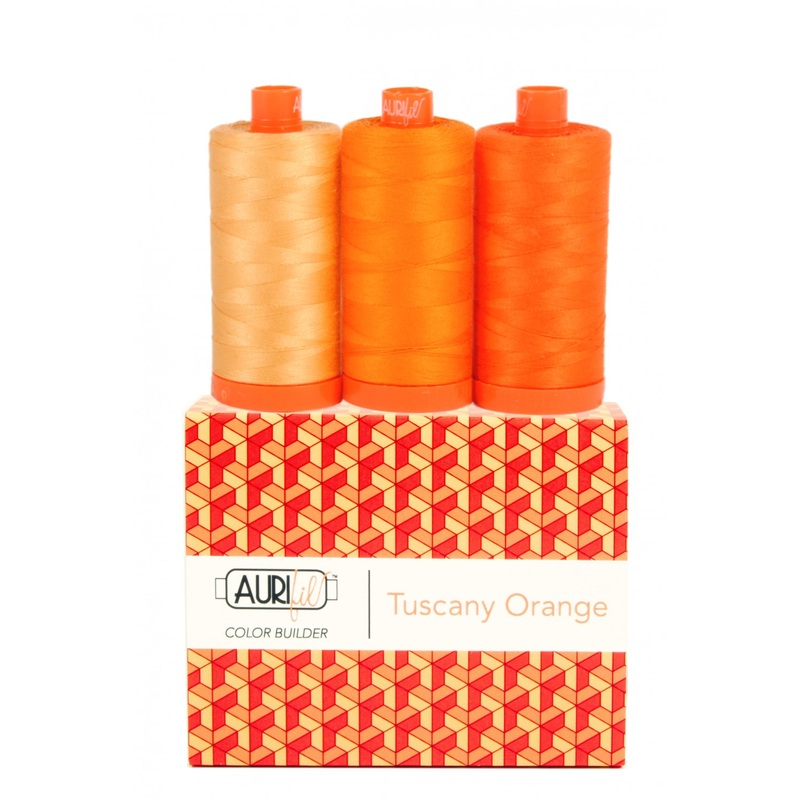 Aurifil Color Builder 3 pc Set - Tuscany Orange AC50CP3-003