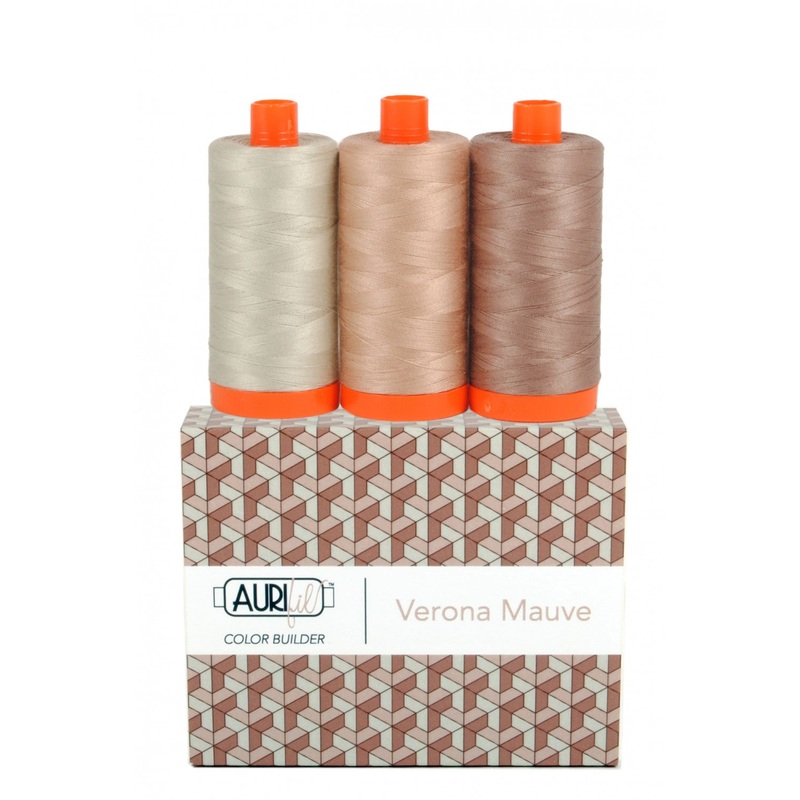 Aurifil Color Builder 3 pc Set - Verona Mauve AC50CP3-011