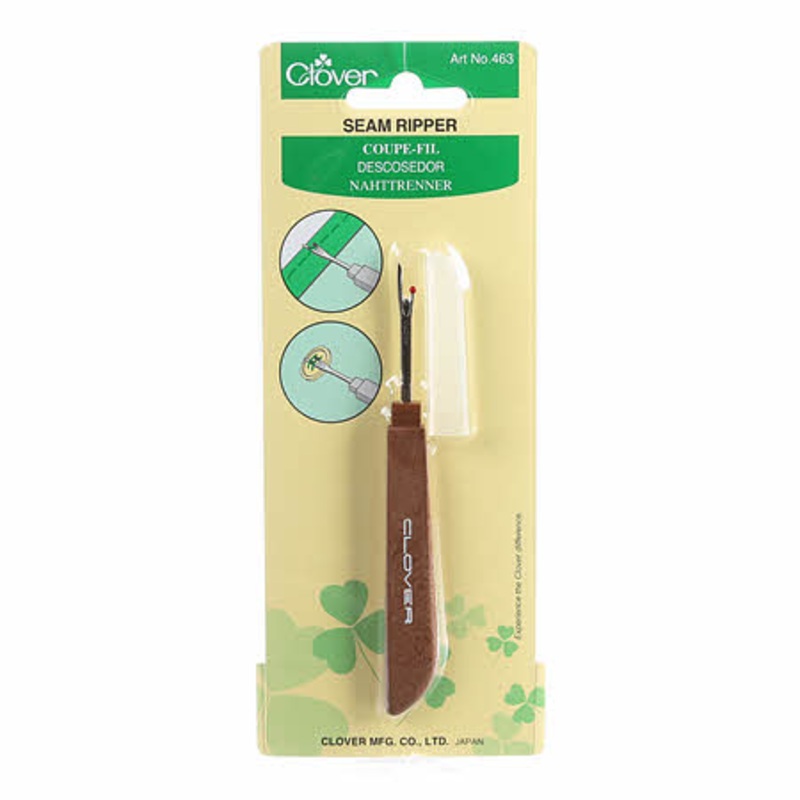 Clover Seam Ripper - brown handle 463CV