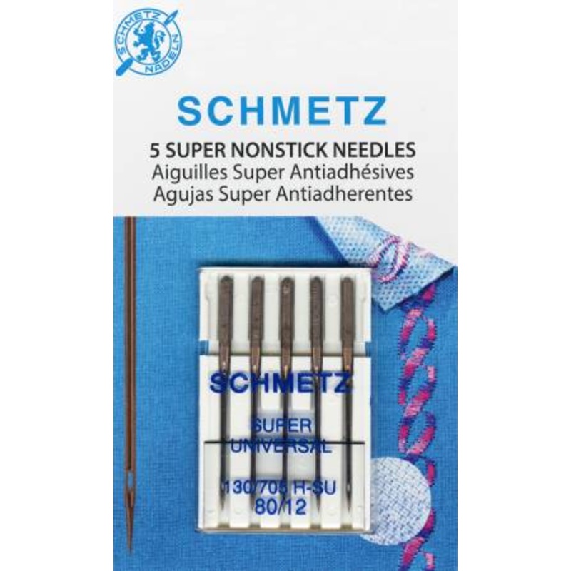 Schmetz Non Stick Sewing machine needles size 80/12 4502