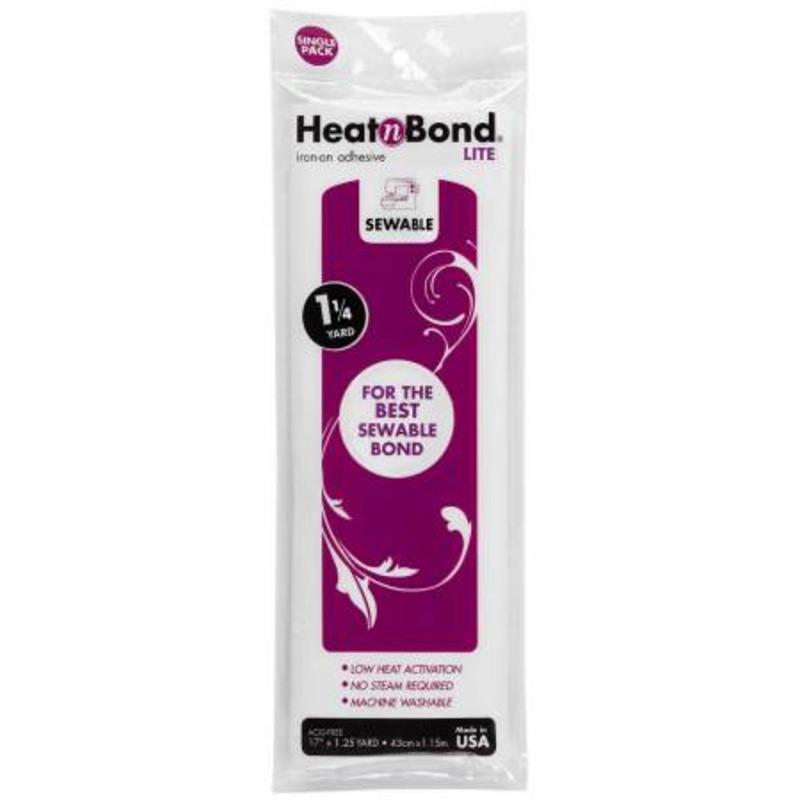 Single Pack Heat N Bond Lite - paper backed fusible web 3522