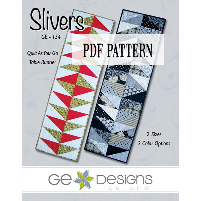 Slivers Table Runner Pattern PDF 154