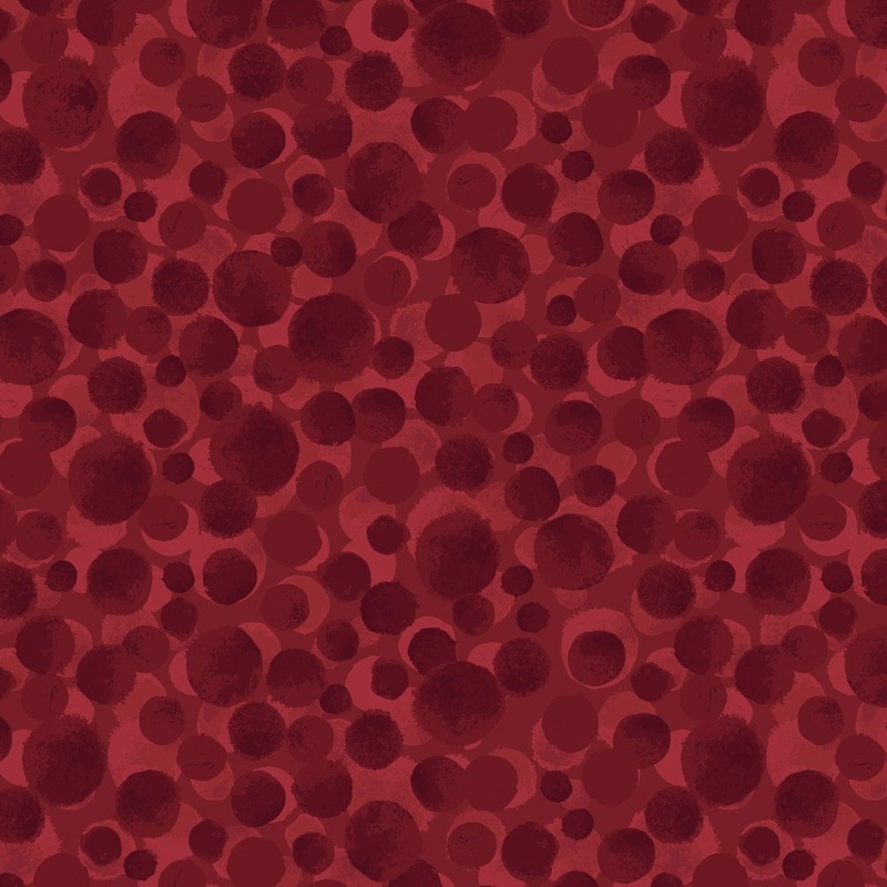 Bumbleberries Dark Red 26