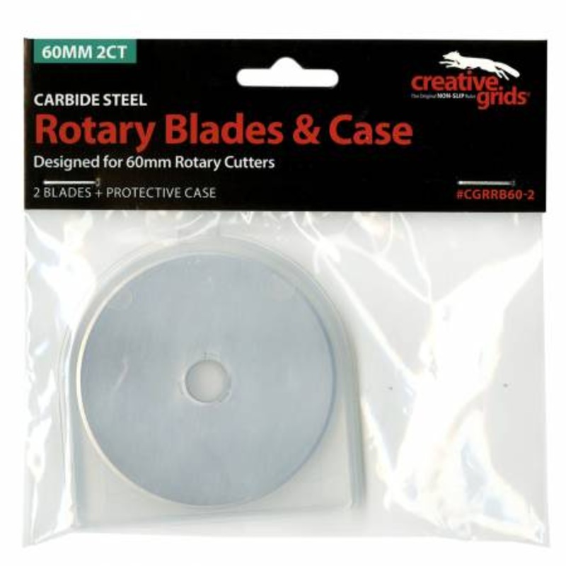 Creative Grids Rotary Blade 60 mm - 2 blade pk CGRRB60-2