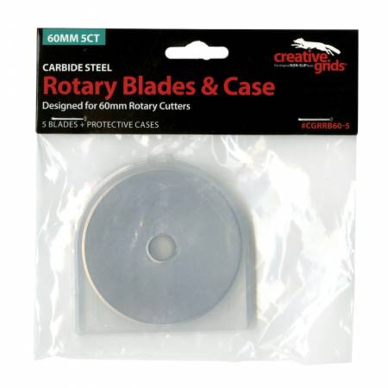 Creative Grids Rotary Blade 60 mm - 5 blade pk CGRRB60-5