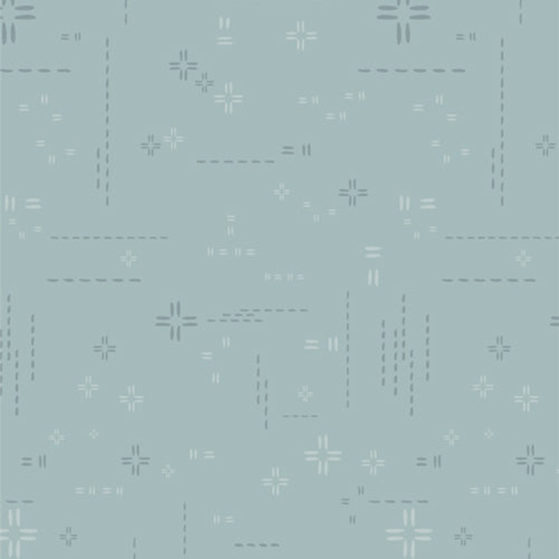 Art Gallery Fabrics Decostitch Skyline Blue 717 - 3 YARD CUT