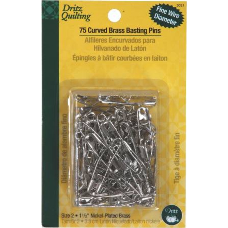Curved Basting Pins Size 2 #3031D