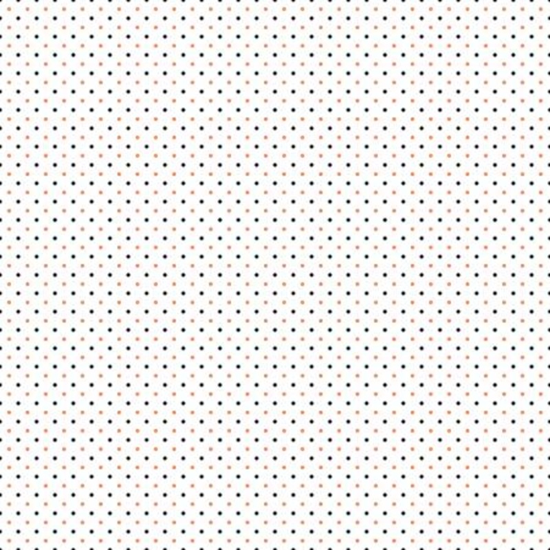 Swiss Dot Halloween White C660
