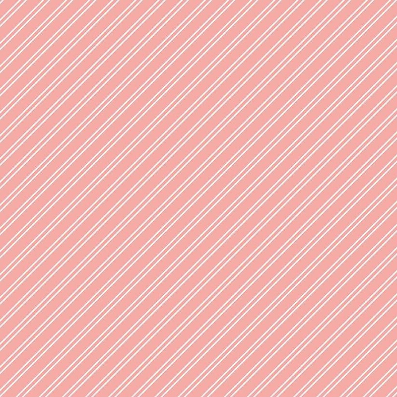 Between The Pages Diagonal Stripe Coral C15374C