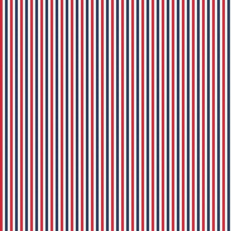 Eighth Inch Stripe Patriotic C495P