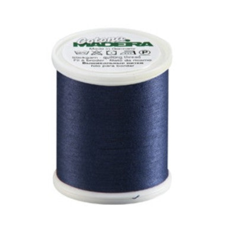 Madeira Cotona 50 - Premium Cotton Quilting & Sewing Thread, 680 Navy