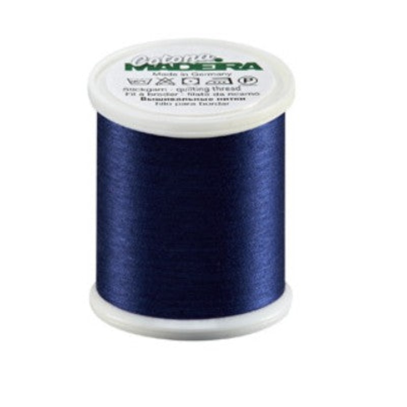 Madeira Cotona 50 - Premium Cotton Quilting & Sewing Thread, 681 Cobalt
