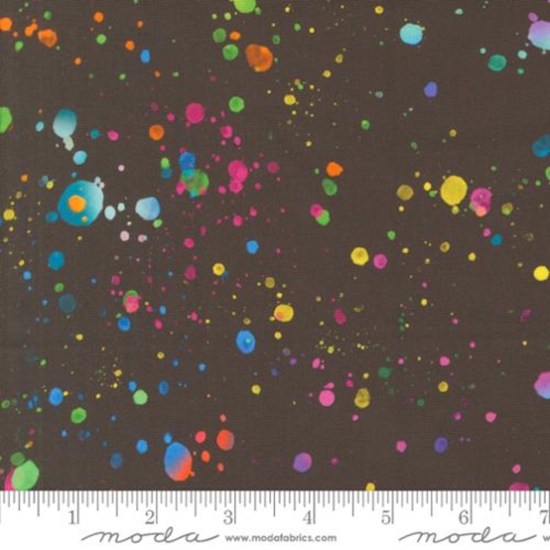 Moda Fabrics Gradients Euphoria Splatter Midnight 108 Wide Backing Fabric - 108024-12 - 3 YARD