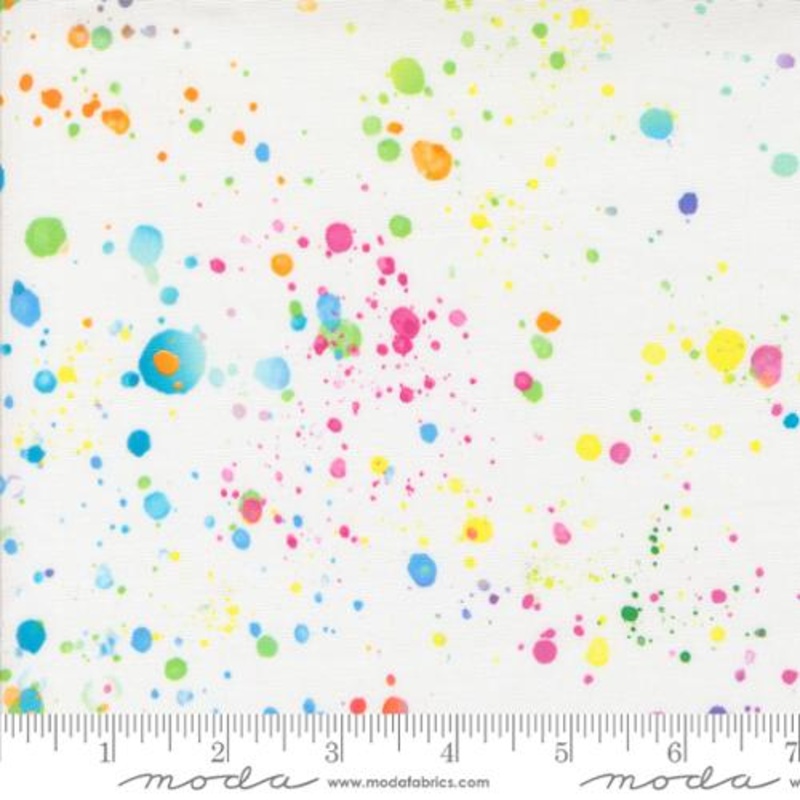 Moda Fabrics Gradients Euphoria Splatter Rainbow 108 Wide Backing Fabric - 108024-11 - 3 YARD