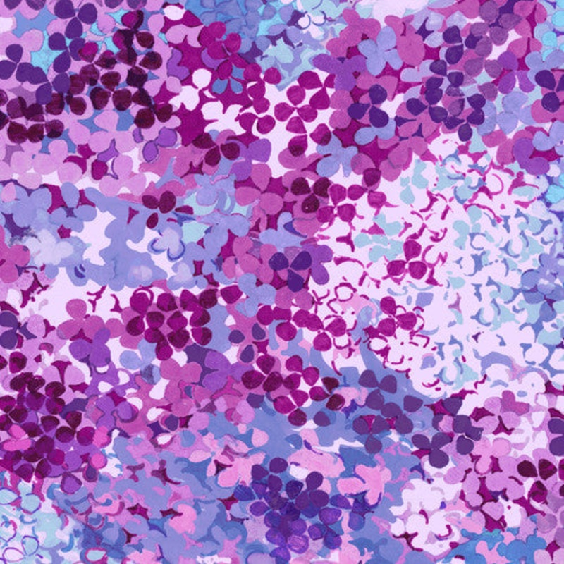 Blank Quilting Flora Purple 118 Wide Backing Fabric - 4043-55 - 3 YARD